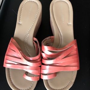 Donald Pliner salmon color dress shoes